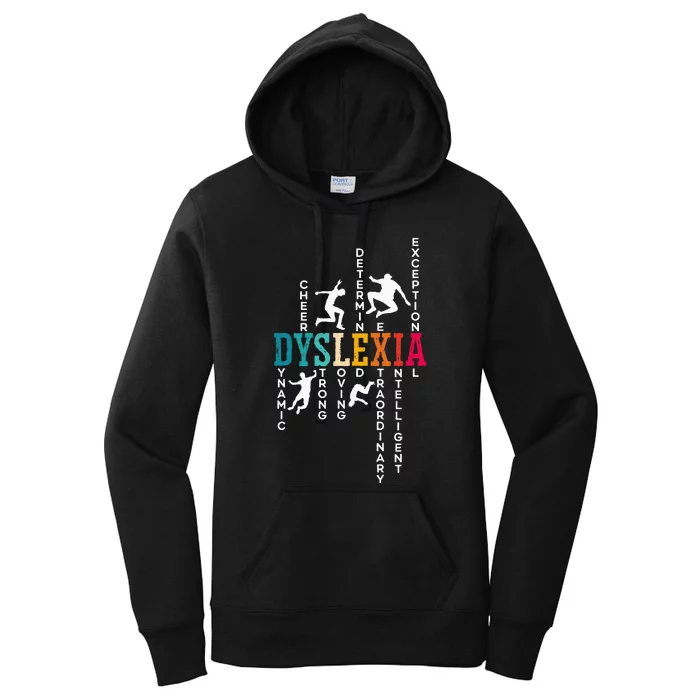 Dyslexia Awareness Reading Disorder Learning Disability Women's Pullover Hoodie