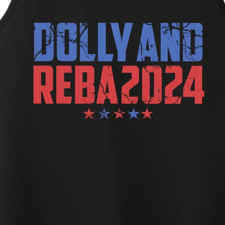 Dolly And Reba 2024 Dolly And Reba 2024 Usa 2024 Performance Tank