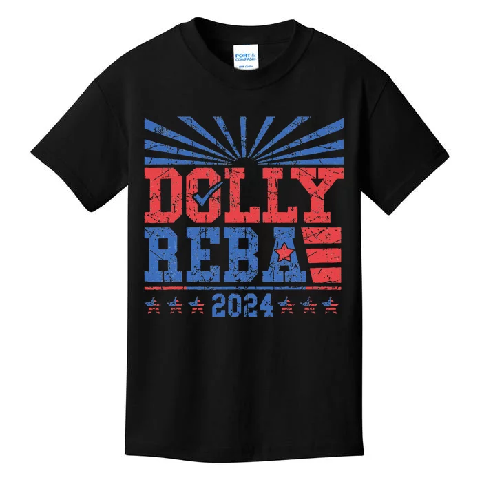 D.O.L.L.Y And Reba 2024 Kids T-Shirt