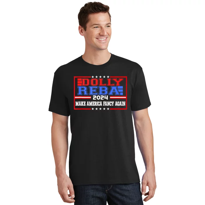 Dolly And Reba 2024 Make America Fancy Again Retro Vintage T-Shirt