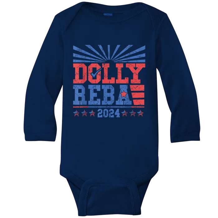 Dolly And Reba 2024 Baby Long Sleeve Bodysuit