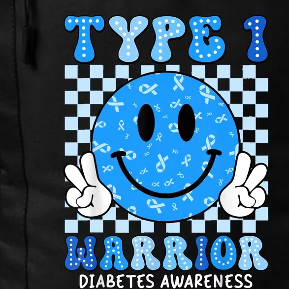 Diabetes Awareness Ribbon T1d Warrior Support Squad Daily Commute Backpack