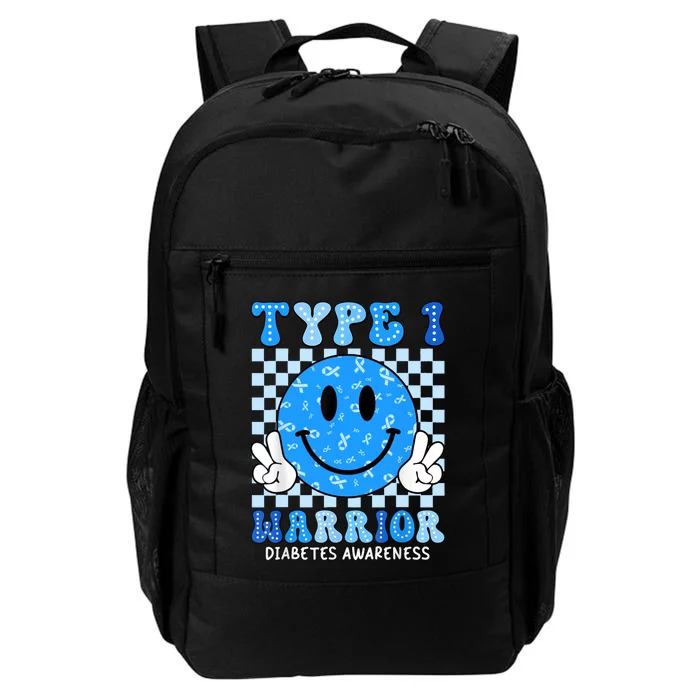 Diabetes Awareness Ribbon T1d Warrior Support Squad Daily Commute Backpack