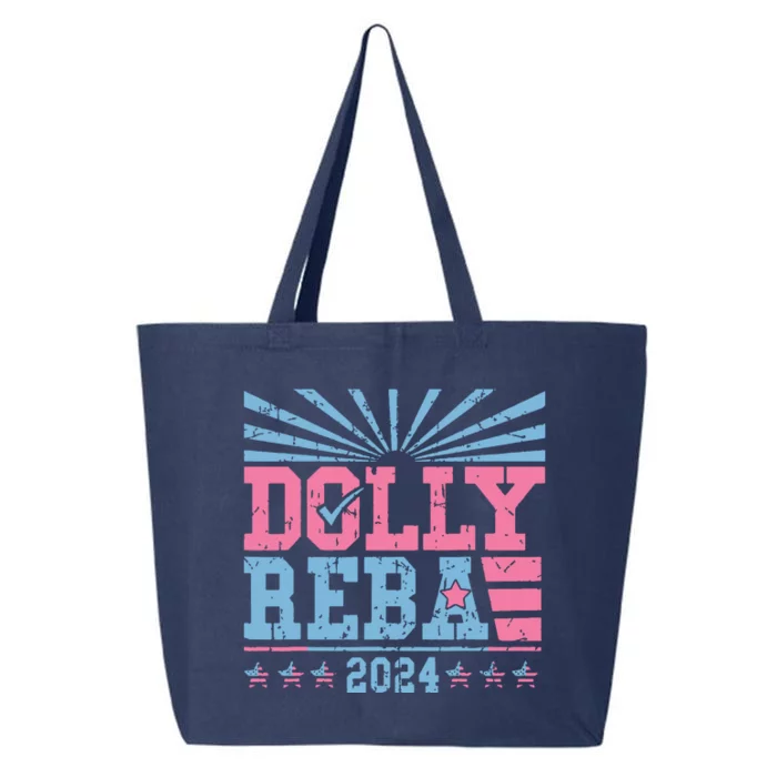 Dolly And Reba 2024 For President 25L Jumbo Tote