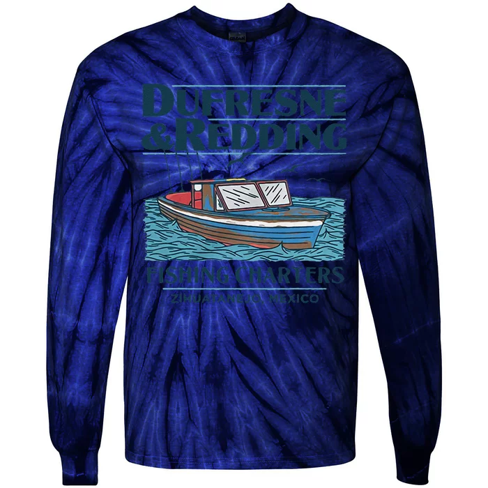 Dufresne And Redding Fishing Charters Tie-Dye Long Sleeve Shirt