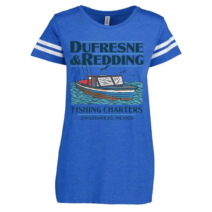 Dufresne And Redding Fishing Charters Enza Ladies Jersey Football T-Shirt