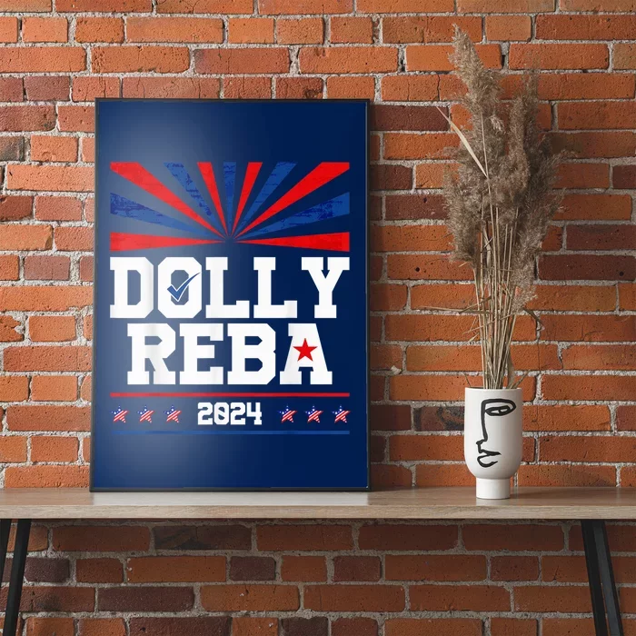 Dolly And Reba 2024 Make America Fancy Again Poster