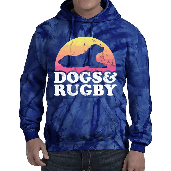 Dogs And Rugby Men Or Womens Dog Tie Dye Hoodie