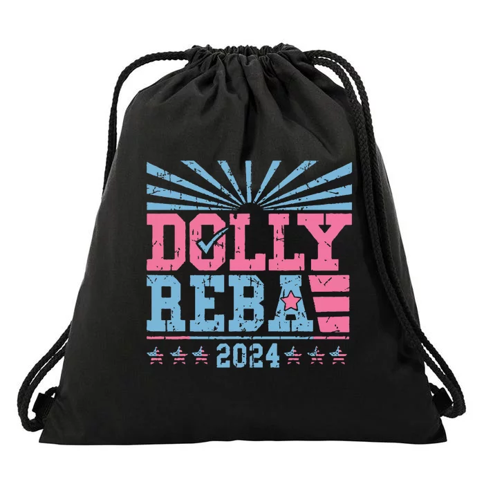 Dolly And Reba 2024 Drawstring Bag