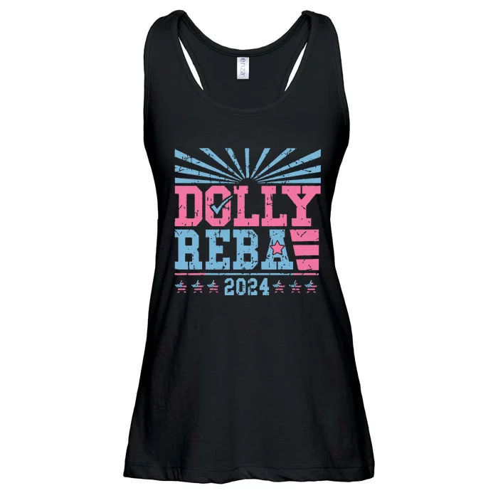 Dolly And Reba 2024 Ladies Essential Flowy Tank