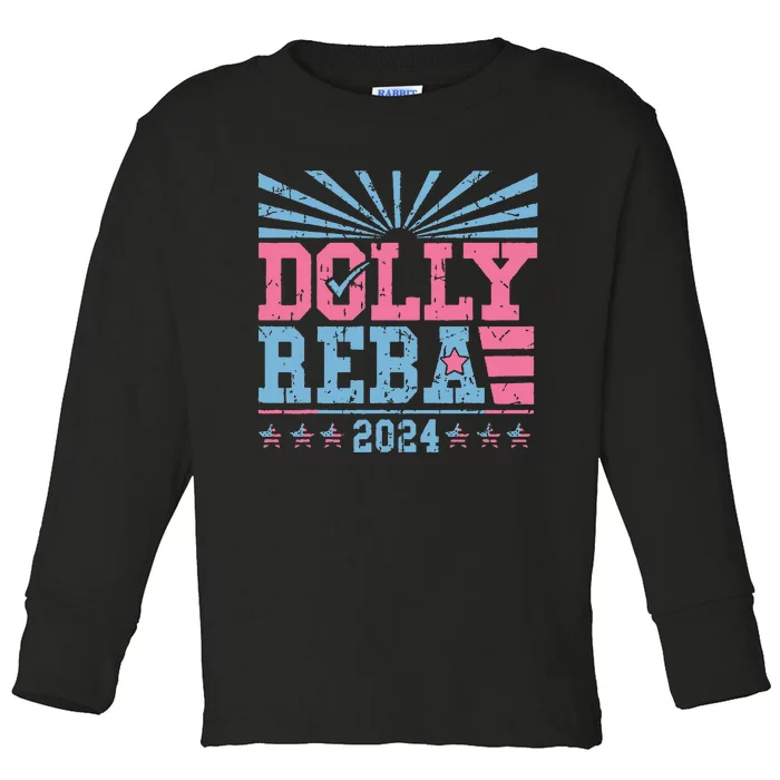 Dolly And Reba 2024 Toddler Long Sleeve Shirt