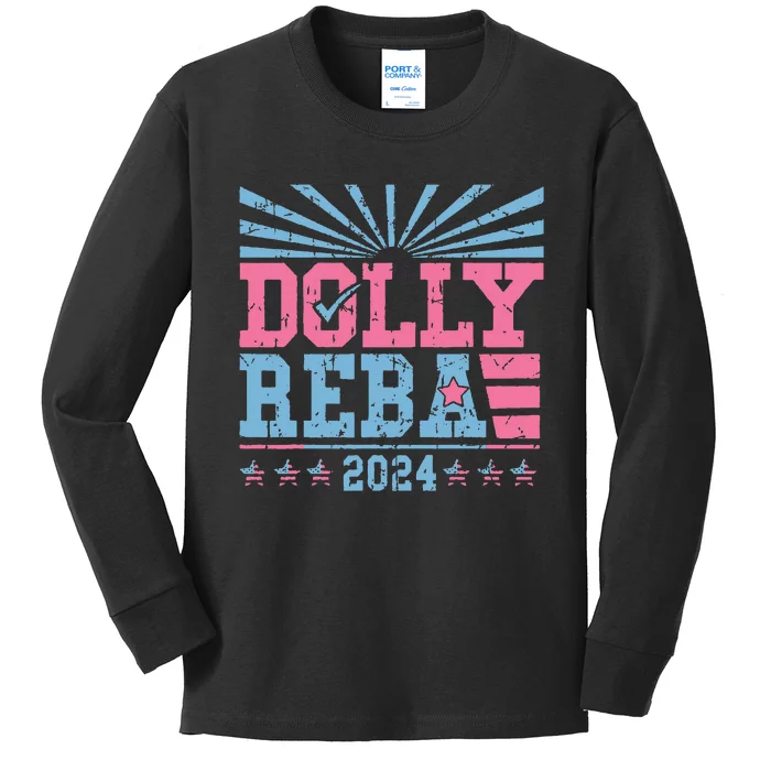 Dolly And Reba 2024 Kids Long Sleeve Shirt