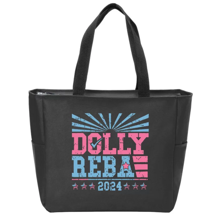 Dolly And Reba 2024 Zip Tote Bag