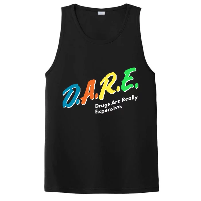 Dare Drugs Are Really Expensive Performance Tank