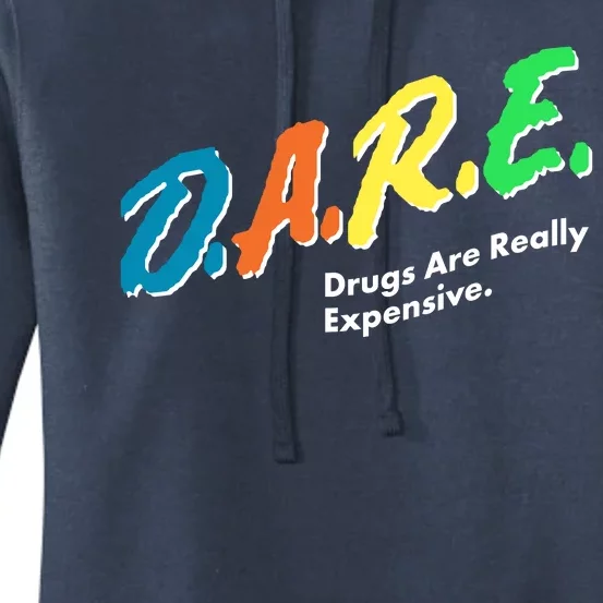 Dare Drugs Are Really Expensive Women's Pullover Hoodie