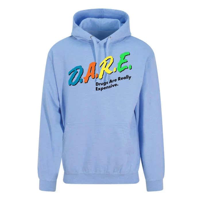 Dare Drugs Are Really Expensive Unisex Surf Hoodie