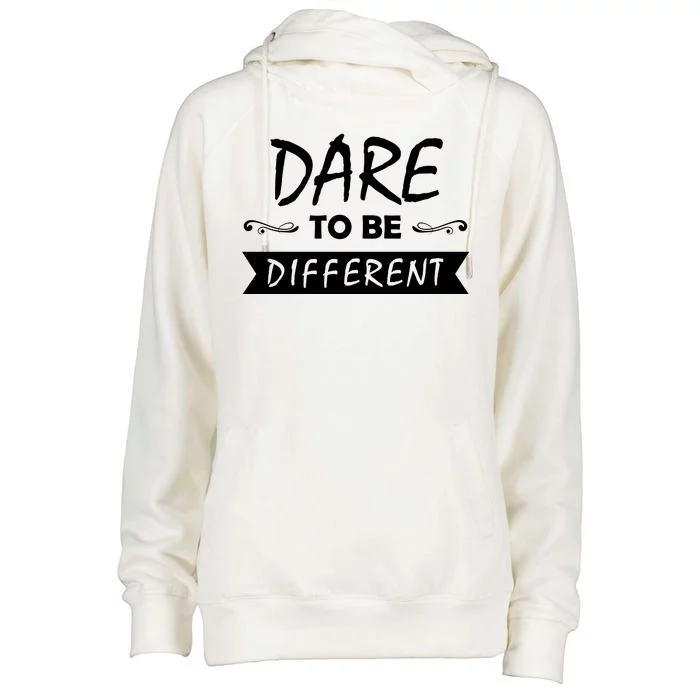 Dare To Be Different Womens Funnel Neck Pullover Hood