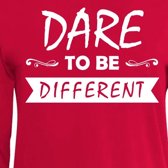 Dare To Be Different Womens Cotton Relaxed Long Sleeve T-Shirt