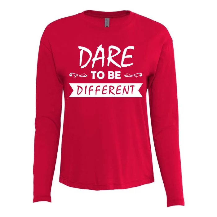 Dare To Be Different Womens Cotton Relaxed Long Sleeve T-Shirt