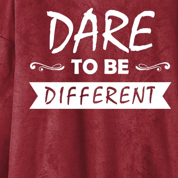 Dare To Be Different Hooded Wearable Blanket