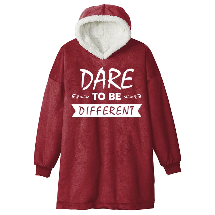 Dare To Be Different Hooded Wearable Blanket