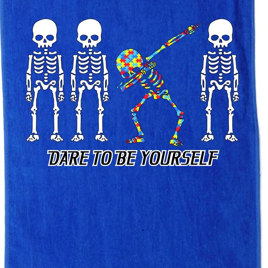 Dare To Be Yourself Autism Awareness Platinum Collection Golf Towel