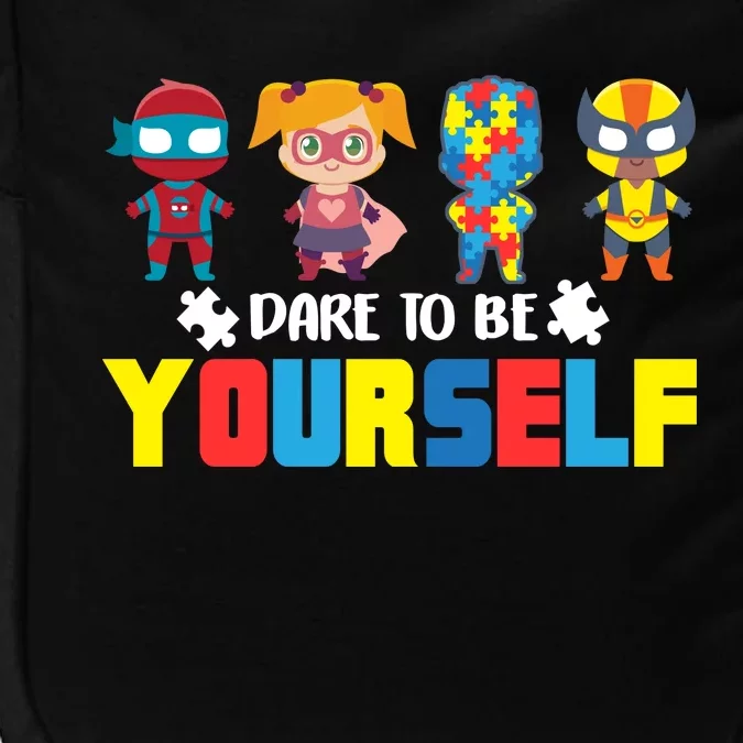 Dare To Be Yourself Superhero Autism Impact Tech Backpack