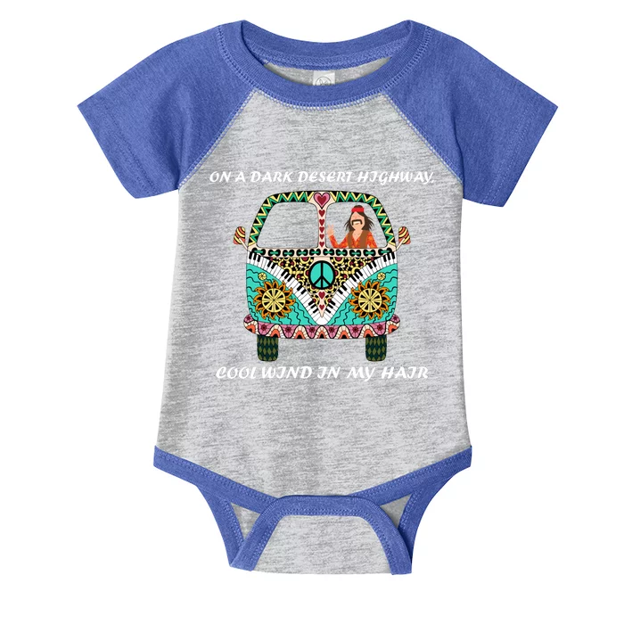 Dark Desert Highway Funny Hippie Infant Baby Jersey Bodysuit