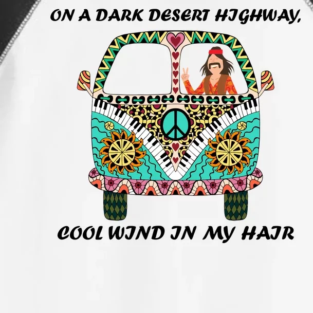 Dark Desert Highway Funny Hippie Toddler Fine Jersey T-Shirt