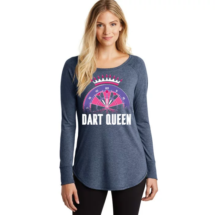 Dart Queen Women's Perfect Tri Tunic Long Sleeve Shirt