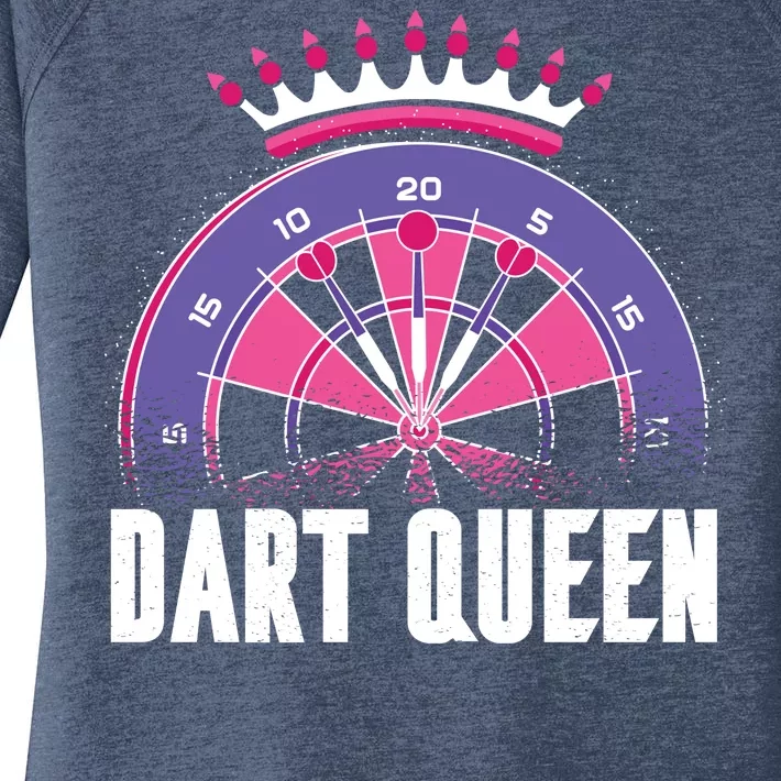 Dart Queen Women's Perfect Tri Tunic Long Sleeve Shirt