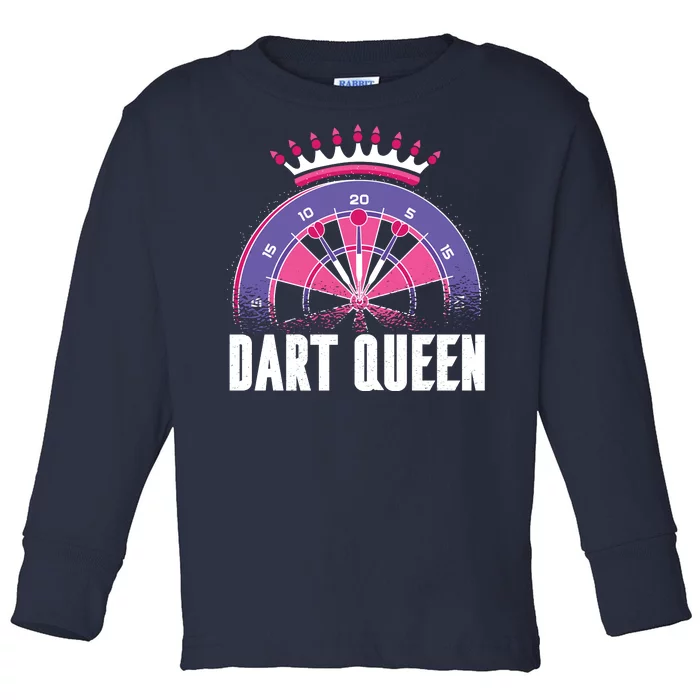 Dart Queen Toddler Long Sleeve Shirt