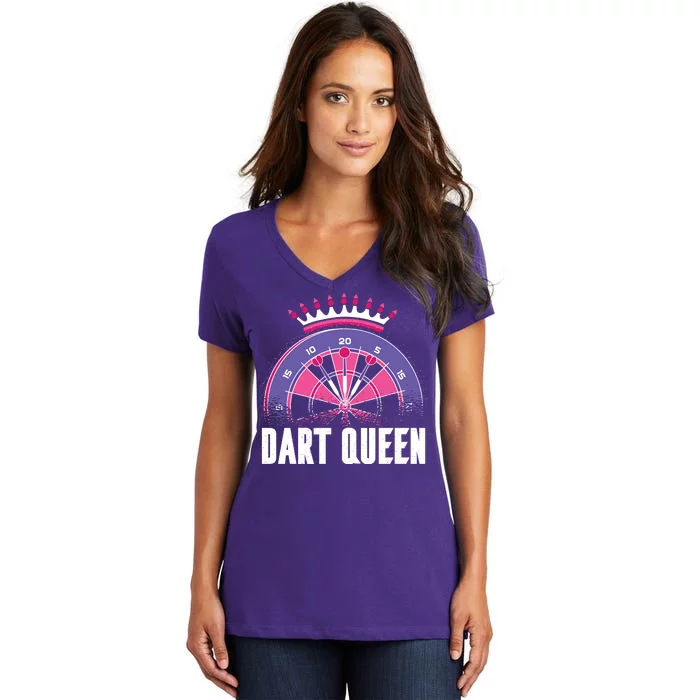 Dart Queen Women's V-Neck T-Shirt