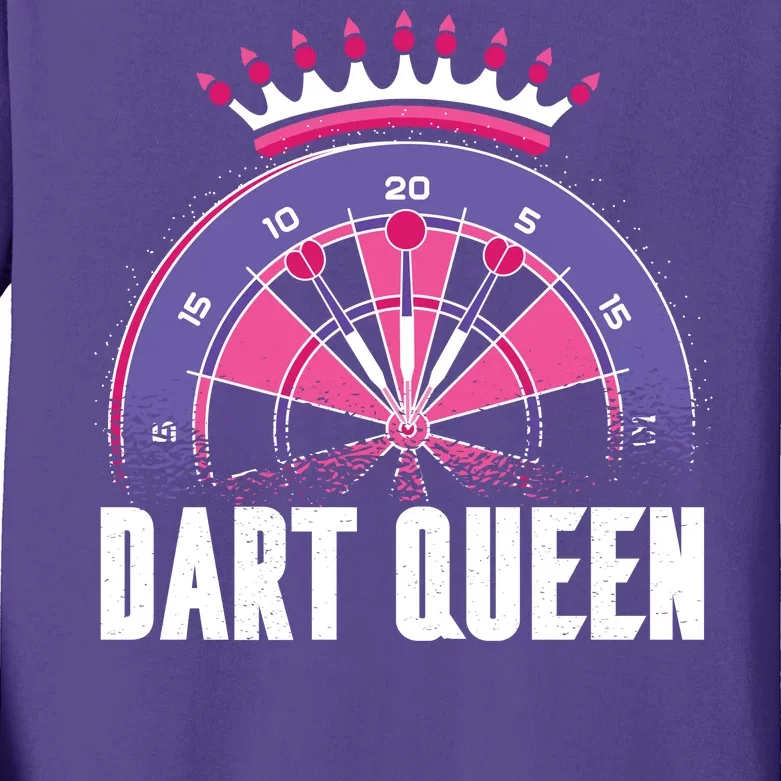 Dart Queen Kids Long Sleeve Shirt