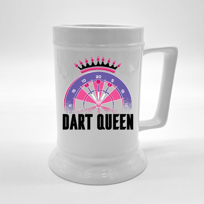 Dart Queen Front & Back Beer Stein