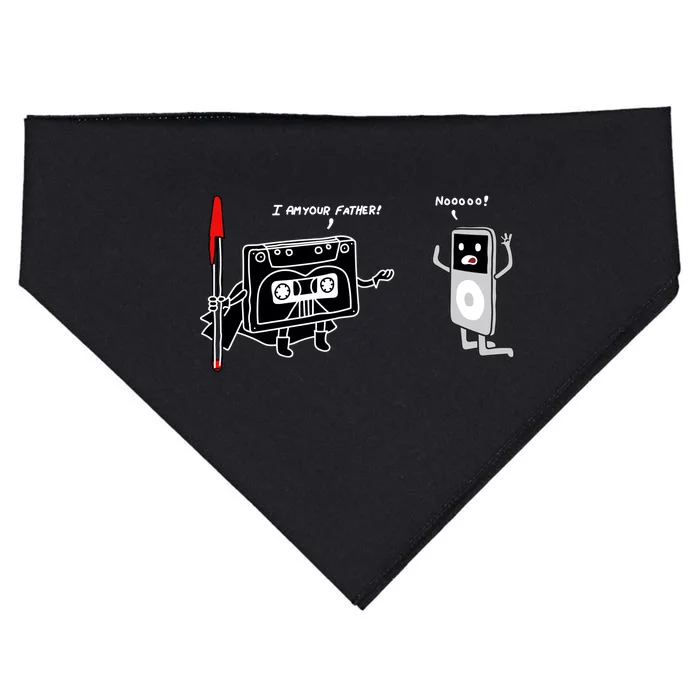 Darth Cassette Tape USA-Made Doggie Bandana