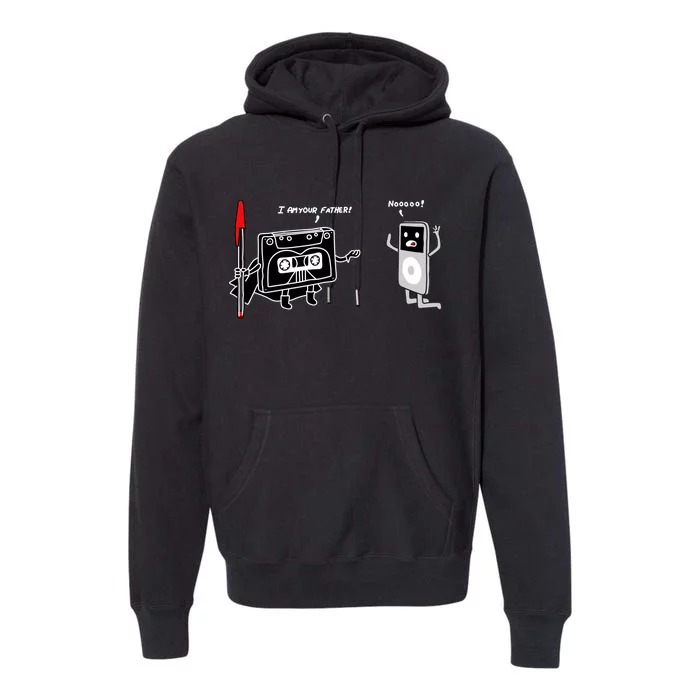 Darth Cassette Tape Premium Hoodie