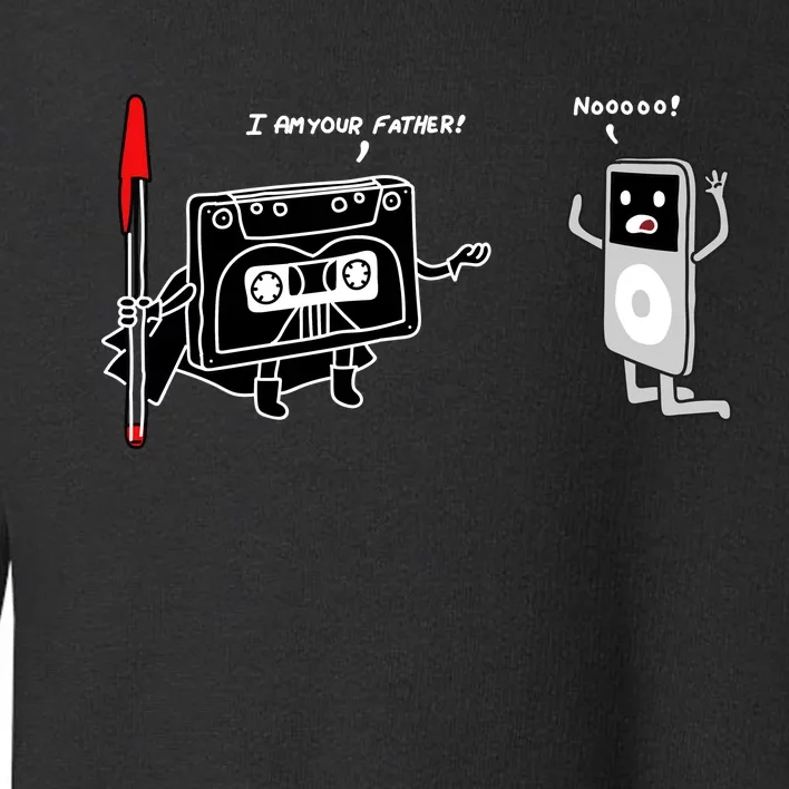 Darth Cassette Tape Toddler Sweatshirt