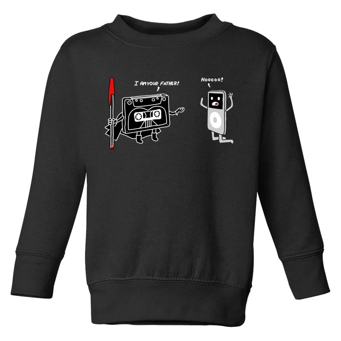 Darth Cassette Tape Toddler Sweatshirt