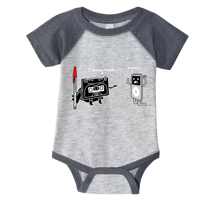 Darth Cassette Tape Infant Baby Jersey Bodysuit