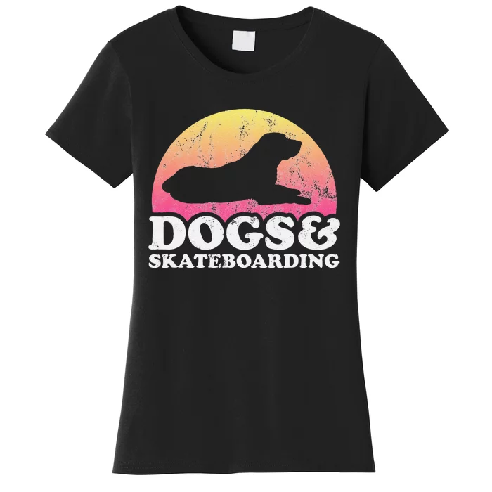 Dogs and Skateboarding  Dog and Skateboard Women's T-Shirt