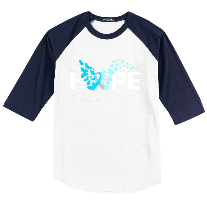 Diabetes Awareness 's Butterfly T1 T2 Baseball Sleeve Shirt