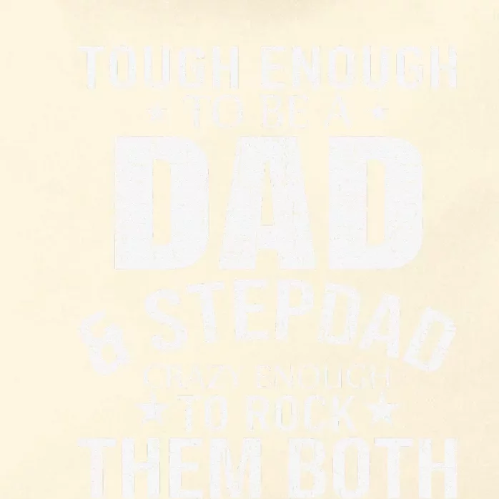 Dad And Stepdad Fathers Day stepdad step dad Zip Tote Bag