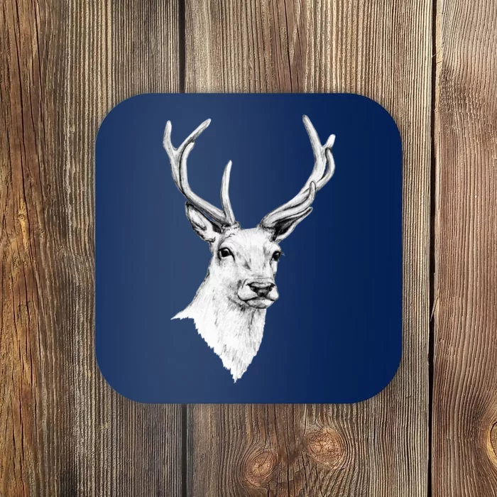 Deer Antlers Stag Head Coaster