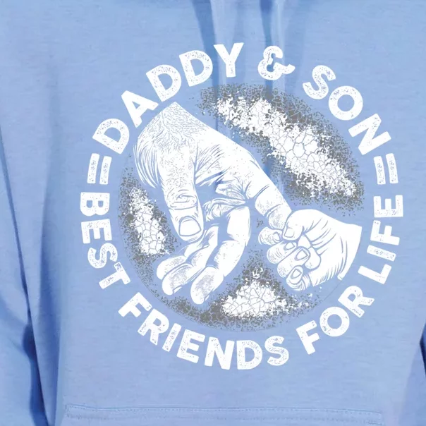 Daddy And Son Best Friends For Life Fathers Day Birthday Gift Unisex Surf Hoodie