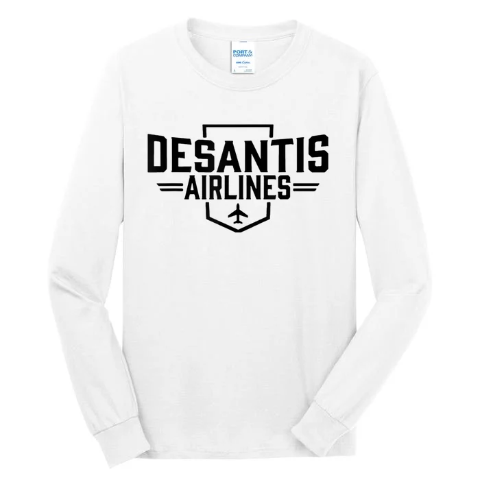 Desantis Airlines Shirt Desantis Airlines Tall Long Sleeve T-Shirt