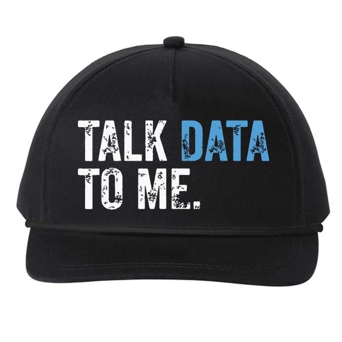 Data Analyst Scientist Statistic Statisticians Data Engineer Snapback Five-Panel Rope Hat