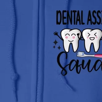 Dental Assistant Squad Dental Assistant Crew Gift Full Zip Hoodie