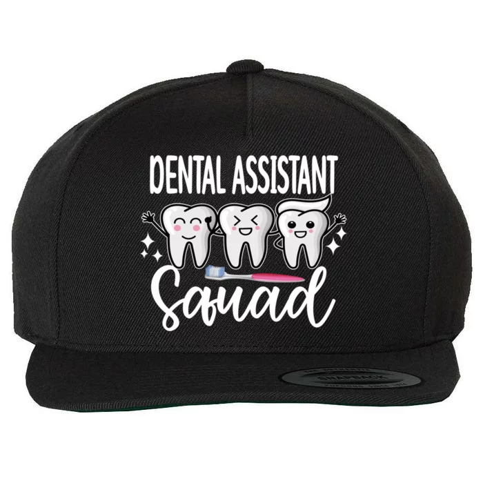 Dental Assistant Squad Dental Assistant Crew Gift Wool Snapback Cap