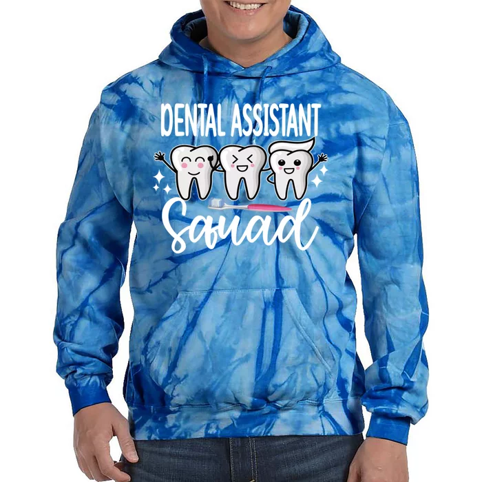 Dental Assistant Squad Dental Assistant Crew Gift Tie Dye Hoodie